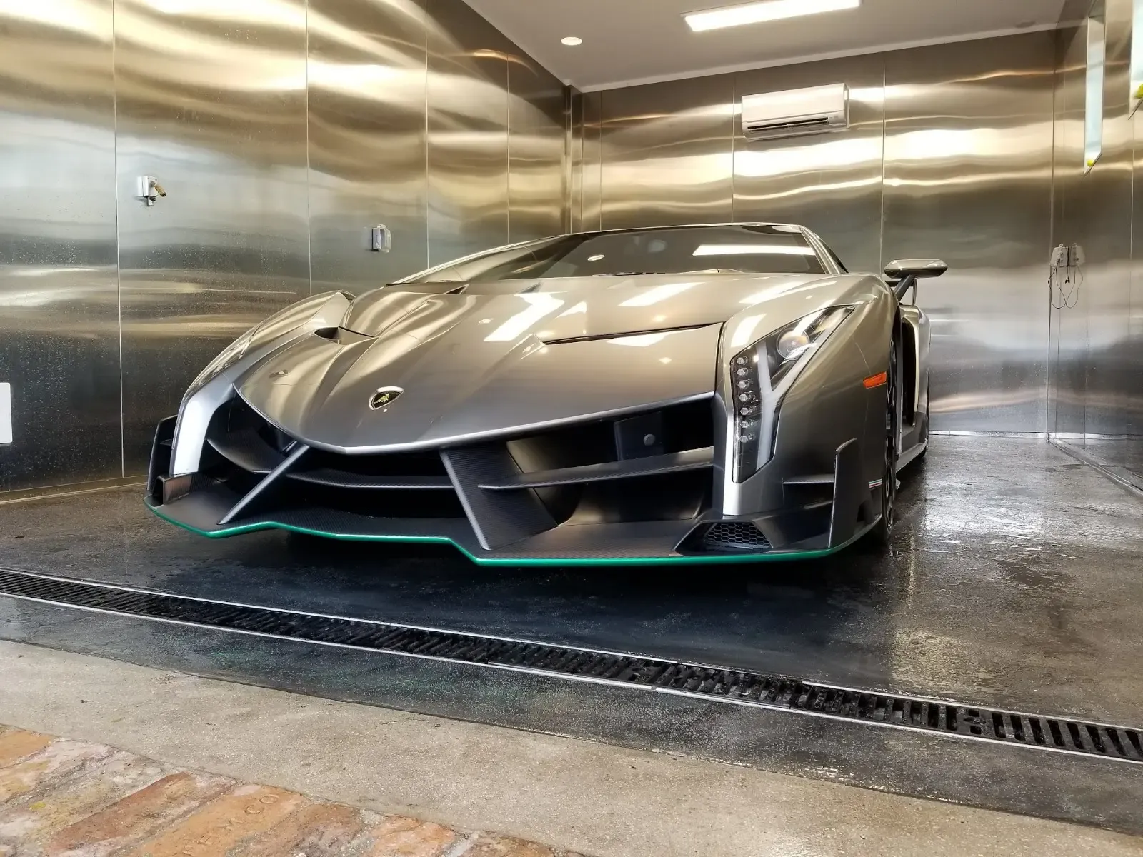 Lamborghini Veneno at the Advanced Detailing Sofla studio in Pompano Beach