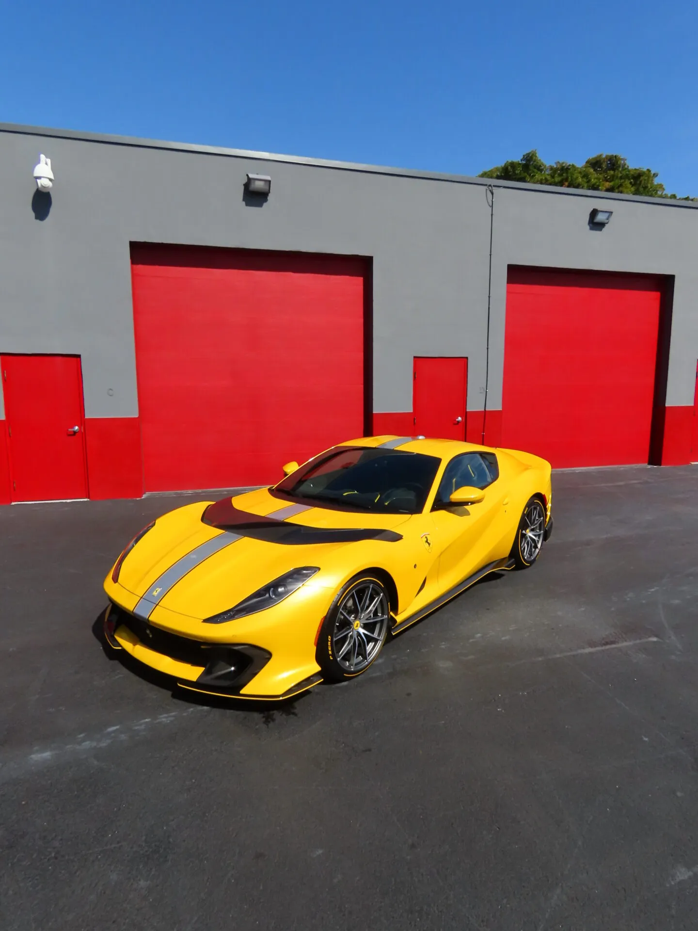 Ferrari at the Advanced Detailing Sofla studio in Pompano Beach