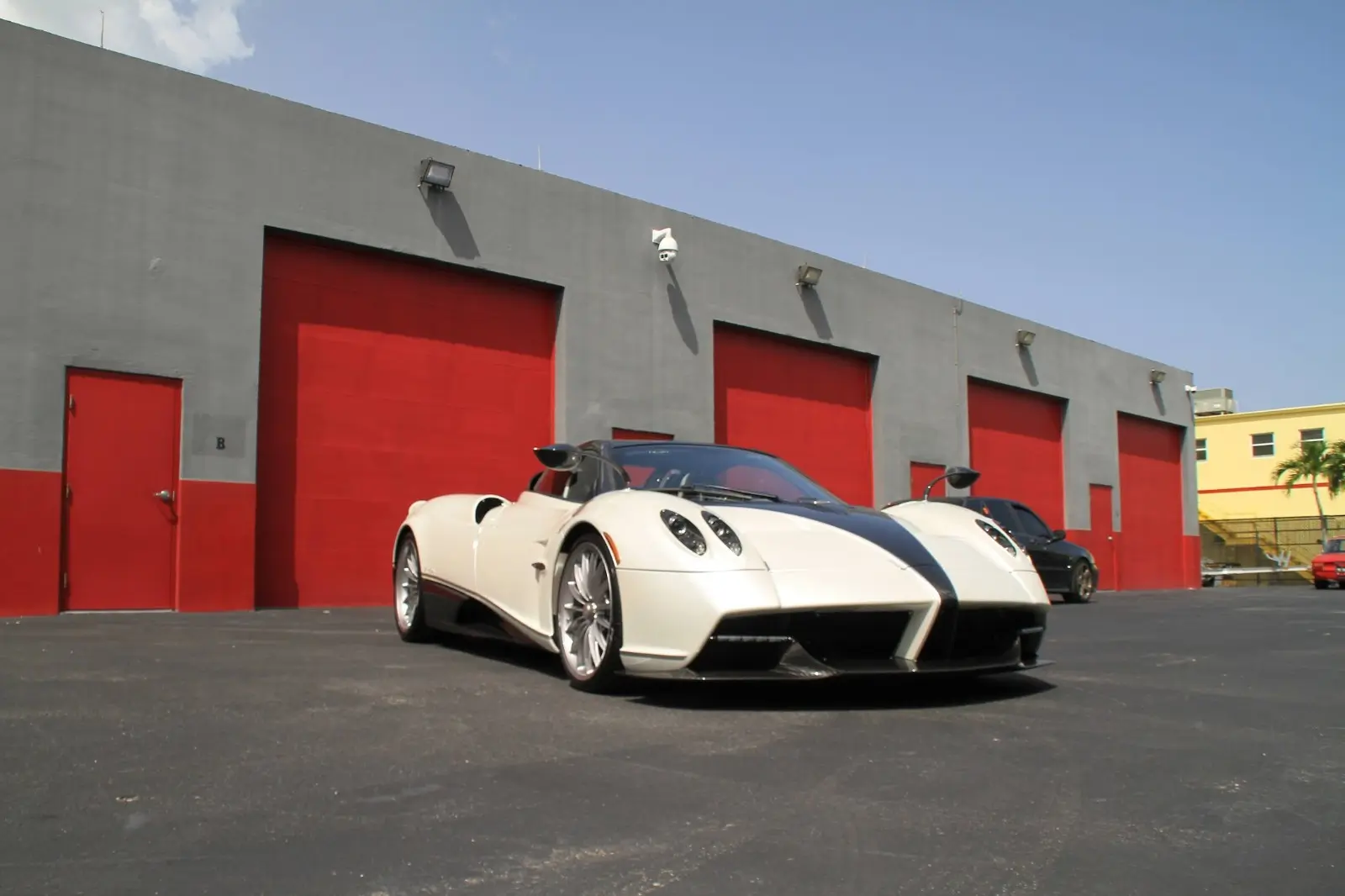 Pagani roadster outside the Advanced Detailing Sofla studio