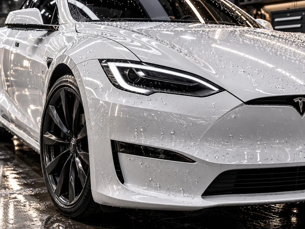 Tesla Model S at Advanced Detailing Sofla in Pompano Beach