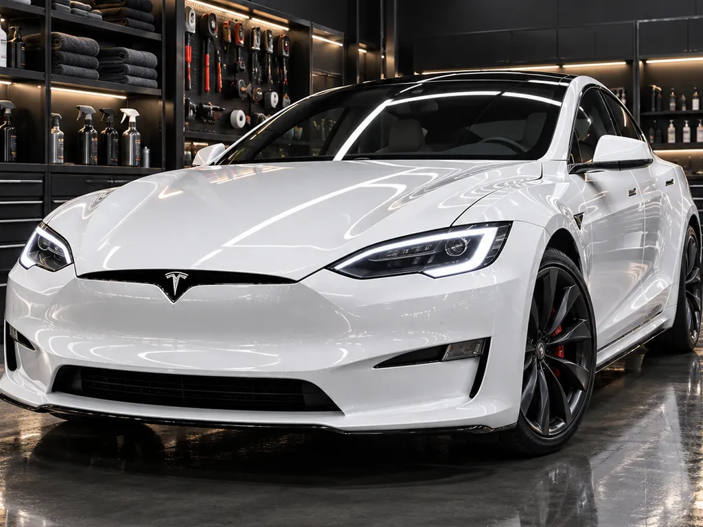 Tesla Model S at Advanced Detailing Sofla in Pompano Beach