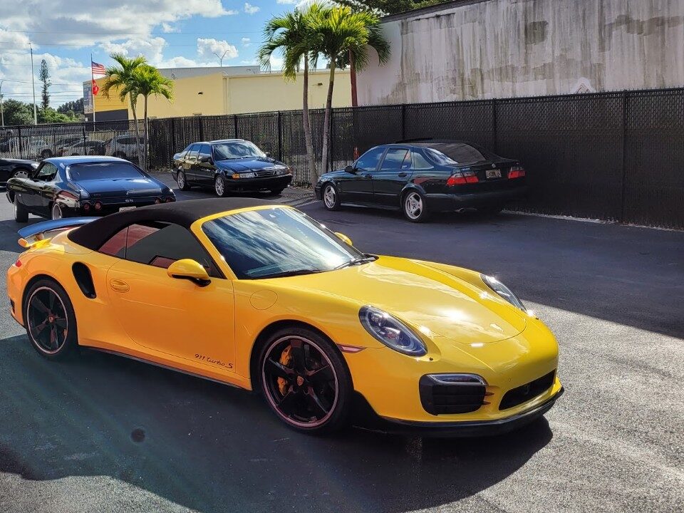 porsche 911 gt turbo ceramic coating advance detailing sofla fort lauderdale fl