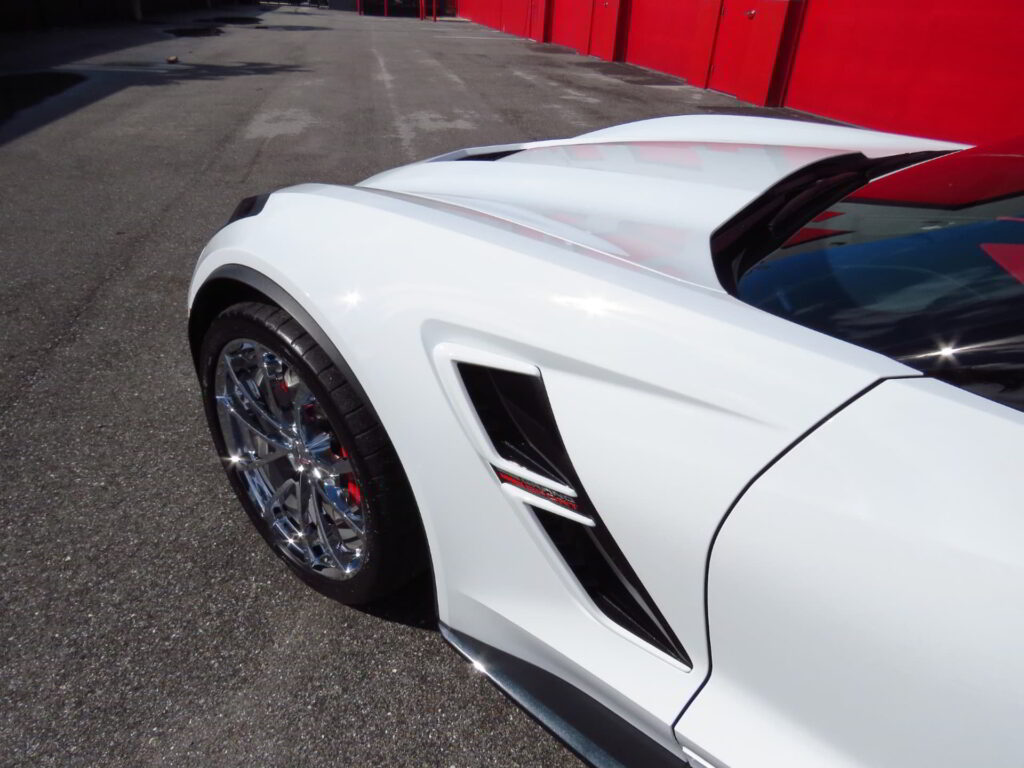 white car front paint protection film Advanced Detailing Sofla Pompano Beach FL